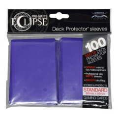 Ultra Pro - Pro Matte Eclipse: Deck Protector 100 Count Pack - Royal Purple